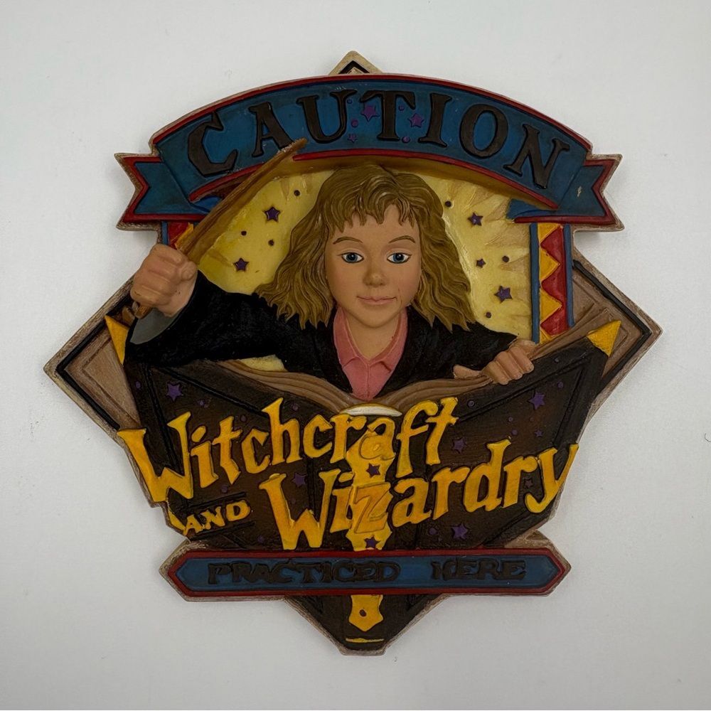 Vintage Enesco Harry‎ Potter Hermione Granger Ceramic Wall Plaque 2000